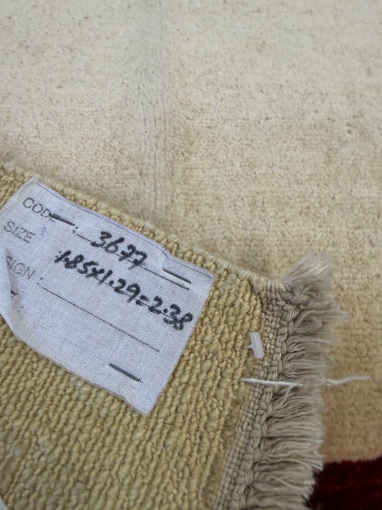 Code 3677 Afghan Contemporary Rug 185x129cm Hand knotted - Image 4