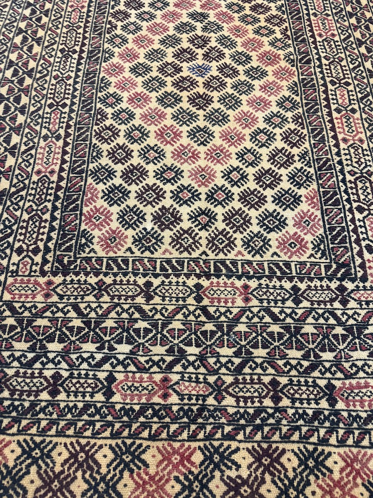 Code 5371 Afghan Baluch Kilim 196x123cm Flat Weave Kilim - Image 4