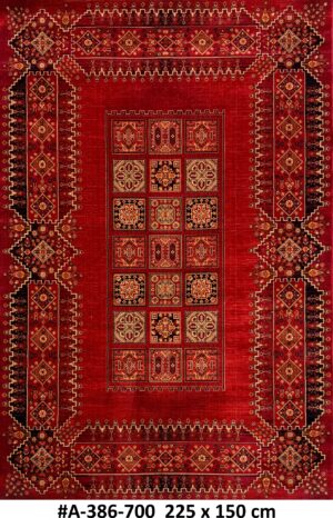 Code A386 Persian Kafkazi Tribal Design 225x150cm Machine made