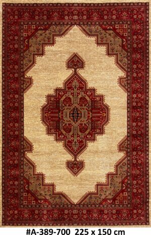 Code A389 Persian Kafkazi Tribal Design 225x150cm Machine made