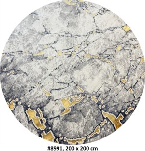 Code 8991 Modern Contemporary Circular 200x200cm Machine made