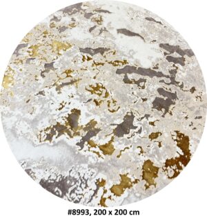 Code 8993 Modern Contemporary Circular 200x200cm Machine made