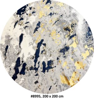 Code 8995 Modern Contemporary Circular 200x200cm Machine made