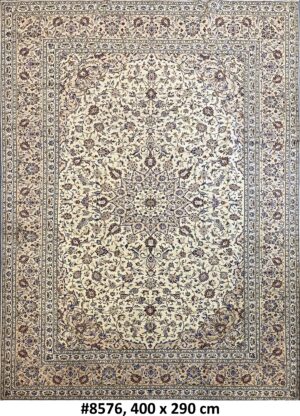 Code 8576 Persian Kashan Shah Abbas Design 400x290cm Hand knotted