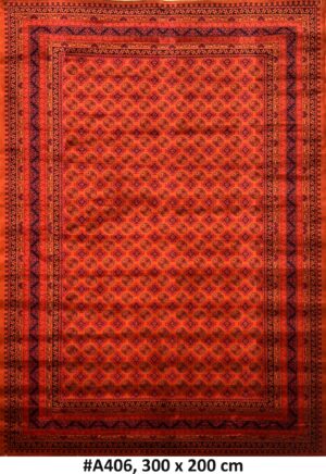 Code A406 Persian Tekke Bokhara Tribal Design 300x200cm Machine Made