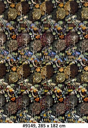 Code 9149 Uzbek Trees of Paradise Floral Carpet 285x182cm Hand knotted