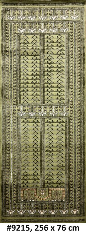Code 9215 Contemporary Tribal Design Runner 256x76cm Hand knotted