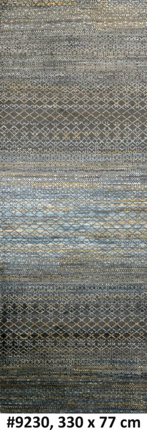 Code 9230 Contemporary Moroccon Design Runner 330x77cm Hand knotted