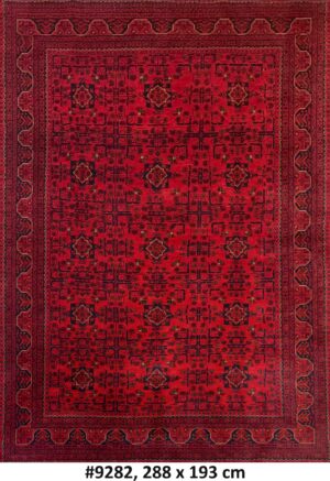 Code 9282 Afghan Turkoman Khal Mohamadi 288x193cm Hand knotted