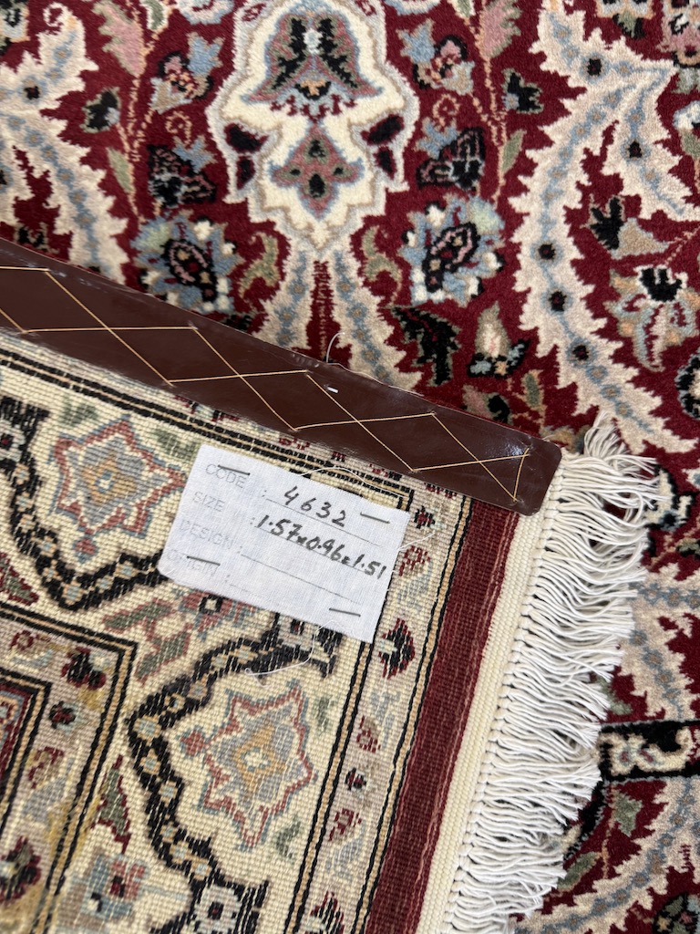 Code 4632 Pak Persian Tabriz 157x96cm Hand knotted - Image 4