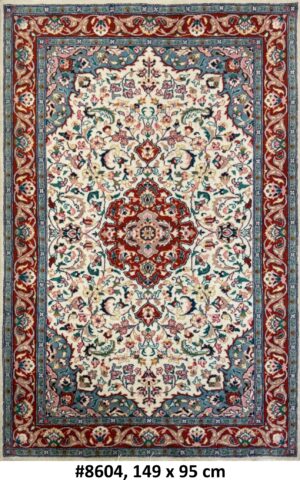 Code 8604 Pak Persian Tabriz 149x95cm Hand knotted