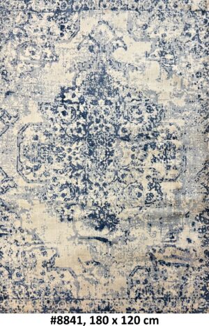 Code 8841 Modern Abstract Distressed Rug 180x120cm Hand Loom Woven