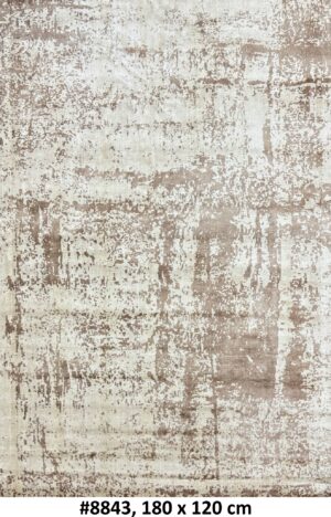 Code 8843 Modern Abstract Distressed Rug 180x120cm Hand Loom Woven