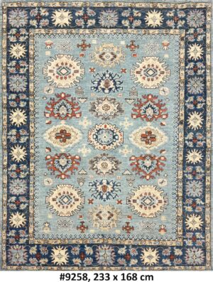 Code 9258 Afghan Floral Sultanabad 233x168cm Hand Knotted