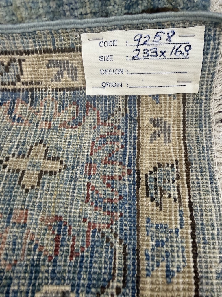 Code 9258 Afghan Floral Sultanabad 233x168cm Hand Knotted - Image 6