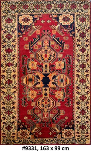 Code 9331 Persian Tribal Vintage Quchan Rug 163x99cm Hand knotted