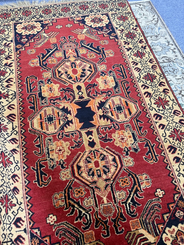 Code 9331 Persian Tribal Vintage Quchan Rug 163x99cm Hand knotted - Image 5
