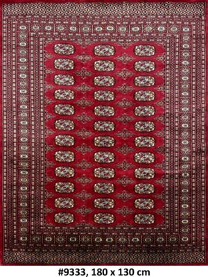 Code 9333 Pakistan Mauri Bokhara Rug 180x130cm Hand knotted