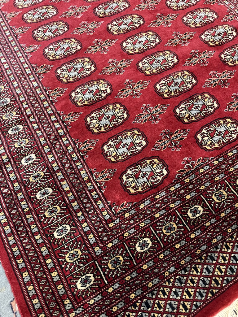 Code 9333 Pakistan Mauri Bokhara Rug 180x130cm Hand knotted - Image 3