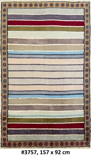 Code 3757 Modern Contemporary Afghan Tibetan Design 157x92cm Hand knotted