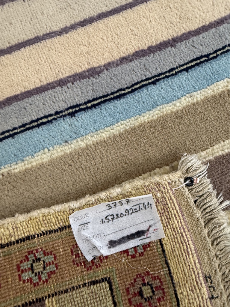 Code 3757 Modern Contemporary Afghan Tibetan Design 157x92cm Hand knotted - Image 4
