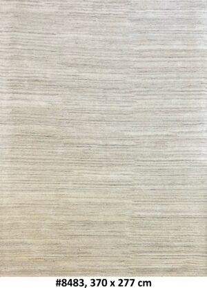 Code 8483 Modern Abstract Plain Design Custom Made 370x277cm Hand tufted