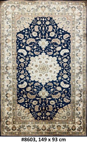Code 8603 Persian Design Silk 149x93cm Hand knotted