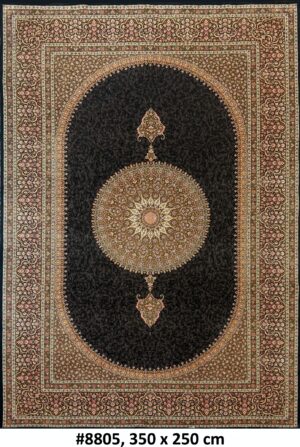 Code 8805 Persian Isfahan Silk 350x250cm Machine Made Power Loom