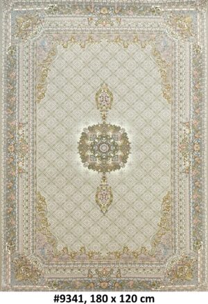 Code 9341  Persian Isfahan Design Carpet 180x120cm Machine made